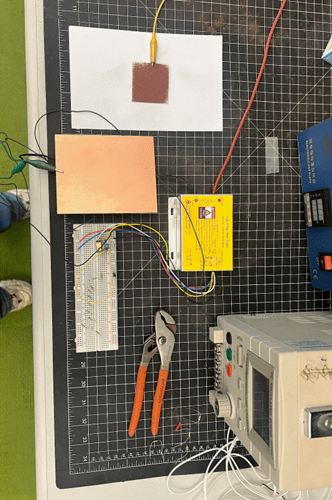 Triboelectric Field For Mars Rover Dust Mitigation